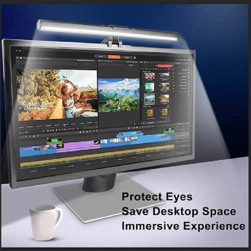 屏灯显示器挂脑灯触护摸台式电办公挂屏眼灯阅幕读台灯屏342幕挂