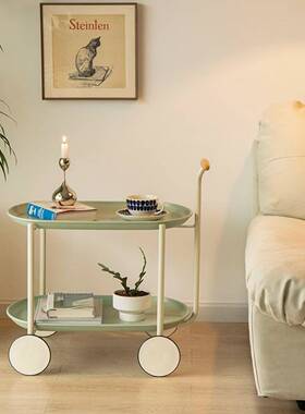 置物架推车月球车置物小架动移茶几小户型230008现代简约沙边发几