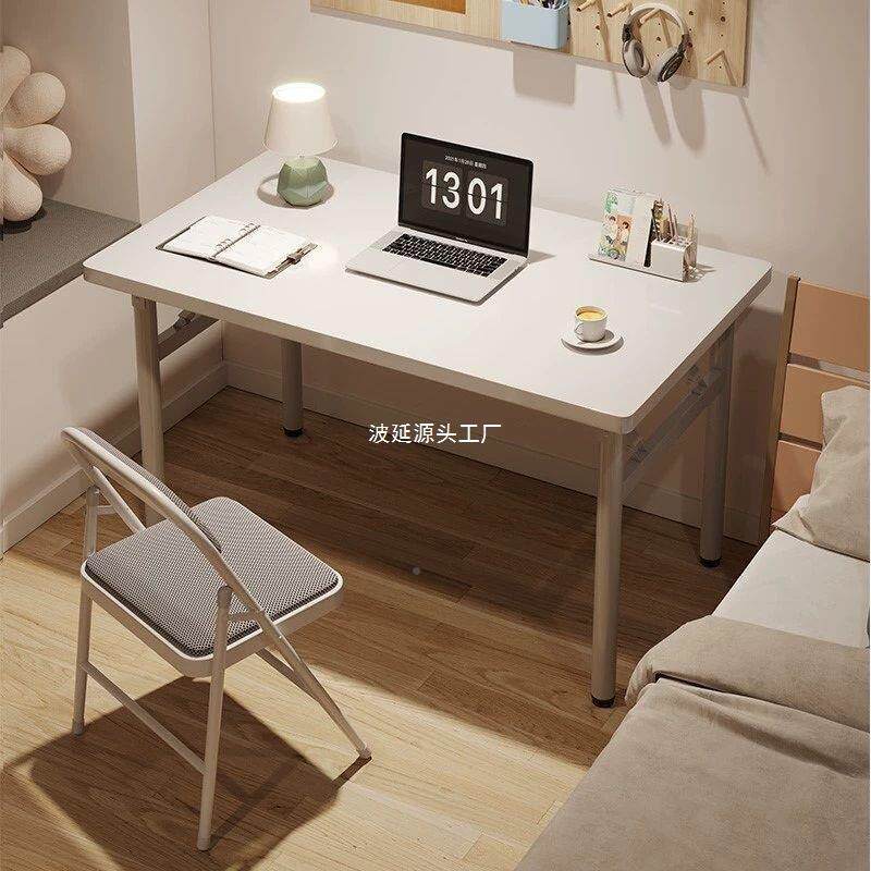 家桌用折叠公桌电脑学9习桌子学写字桌简易书桌餐桌生摆摊桌办桌
