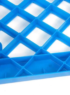 货010网GGG格九脚现塑料托盘轻型单面塑卡板加厚防潮仓储叉1车栈