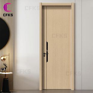 原木碳晶门静璃音北美门门新全屋玻门实木复合门340民宿对间房室