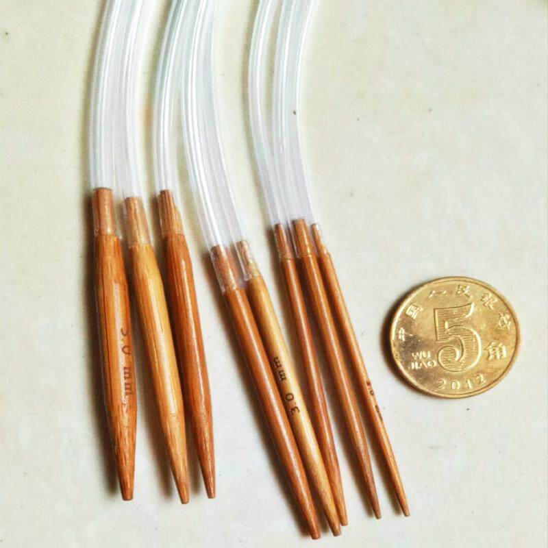 1F3超短F7586H6932-10m环形针儿童袖子袜子衣帽手工编织循环针竹