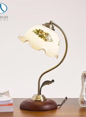 老式创意田园古风台怀旧灯灯客厅书房卧MT022B室氛围灯复夜台灯古