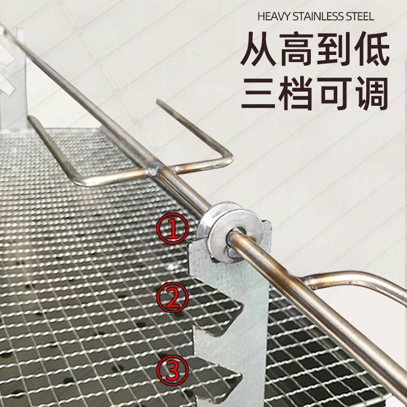 烤羊腿炉子家用三叉子烧烤架子野外烤羊排肉串碳烤炉折叠翻转支架