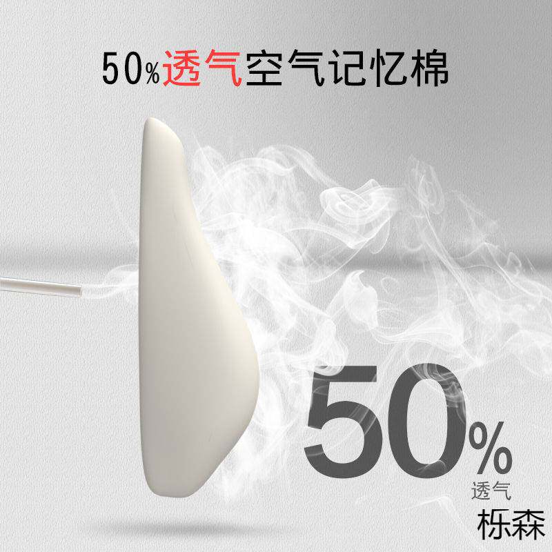 汽车护腰靠垫车用座椅靠背垫电动按摩腰垫记忆棉腰部支撑头枕套装