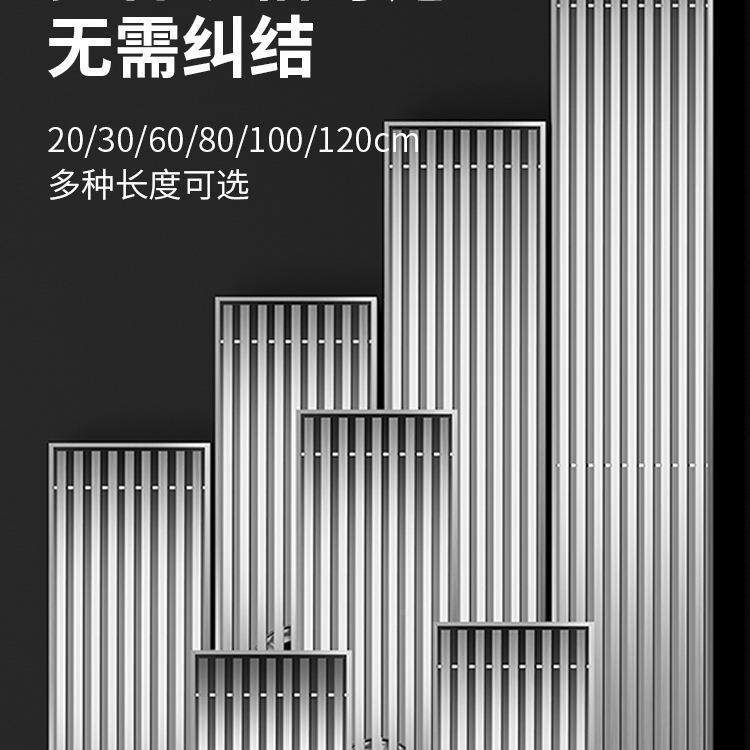 漏地长条型全铜防臭铜芯长条芯30方4不锈钢淋浴房卫生间大浴室加