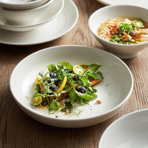 碗盘碟套装家用2感0盘25新款釉下彩F768ST6S子一人德食情侣化白瓷