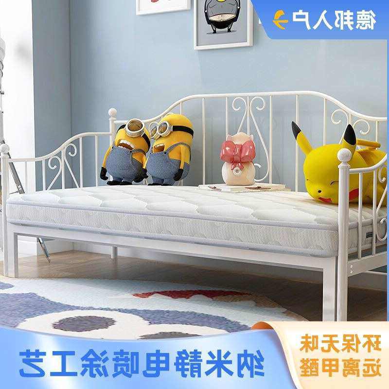 欧式铁艺沙发床两用推拉床多功能伸缩床铁架折叠双人床1.5m儿童床