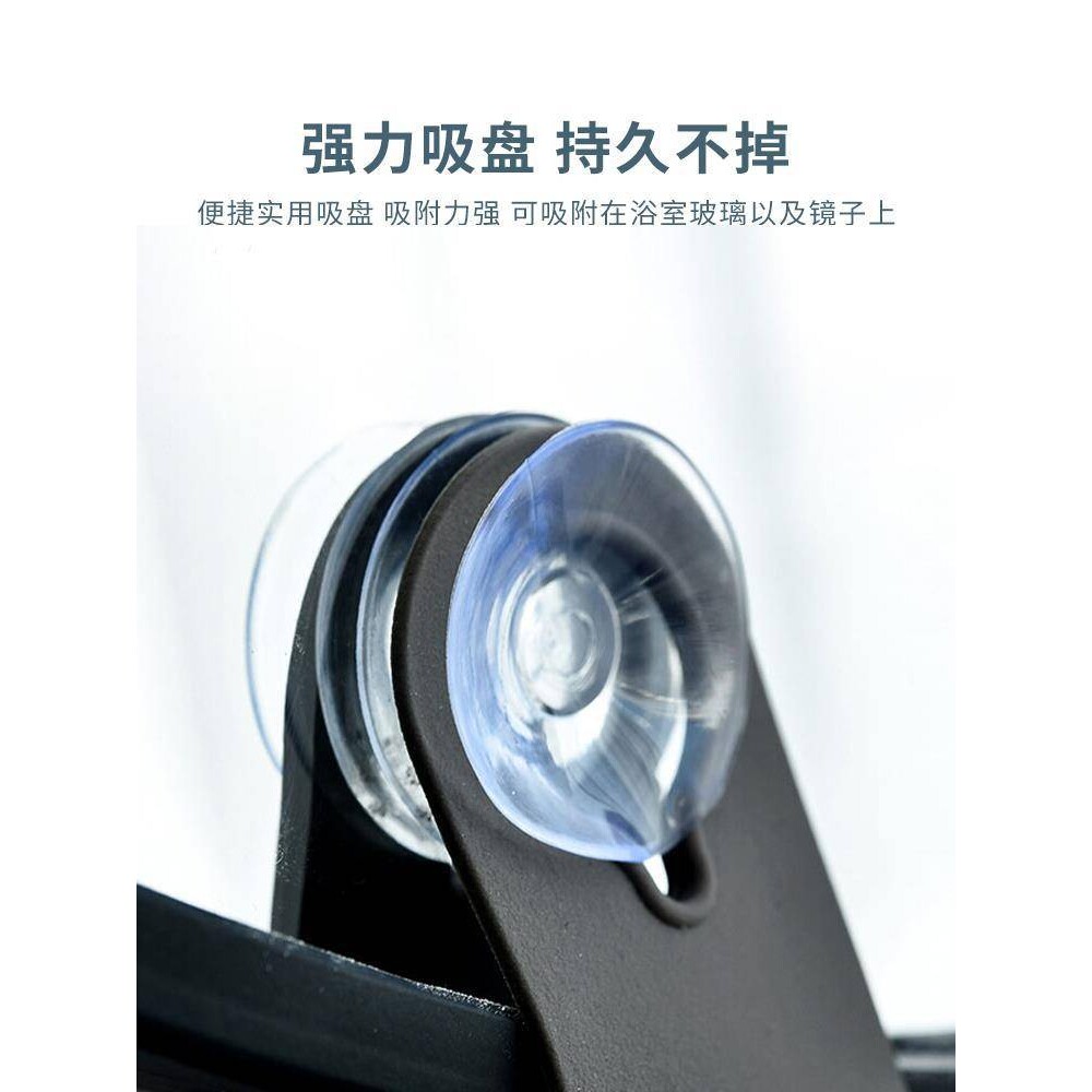 简约浴室挂钟厨房防水挂表家用吸盘钟表挂墙创意迷你小型时钟