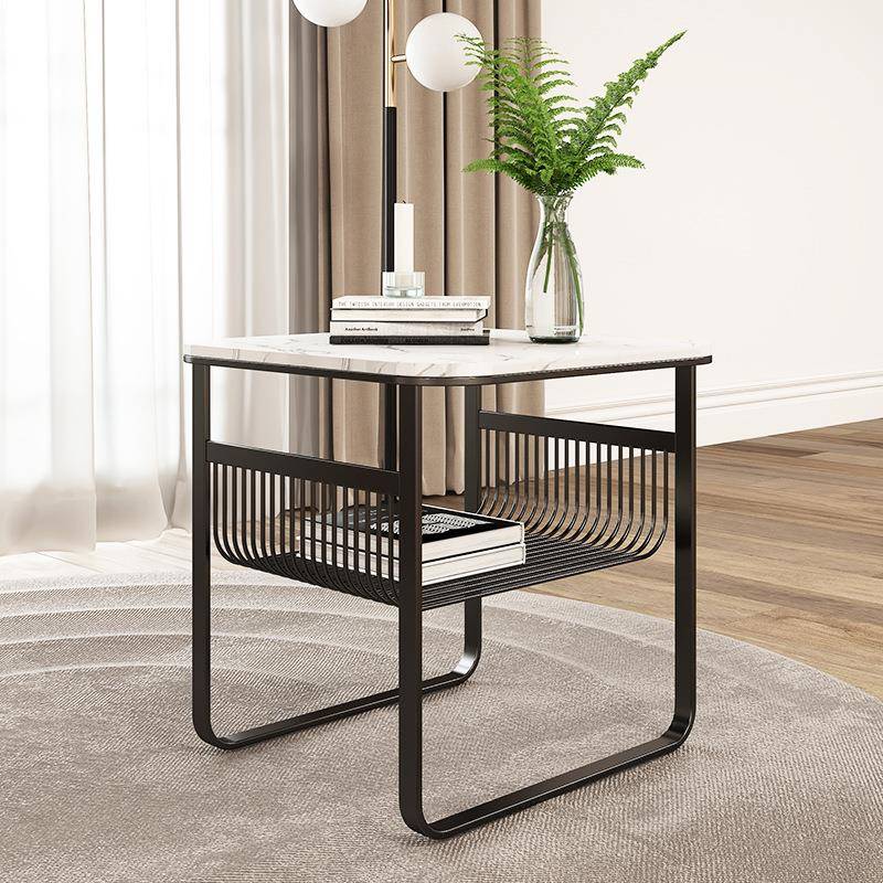 轻岩板沙发边侧边柜001几边柜可你移方动客厅角几迷阳台小奢桌小