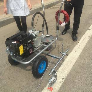 塑胶跑道划线机区手推马冷式喷划线机849校园小小型路自走标线机