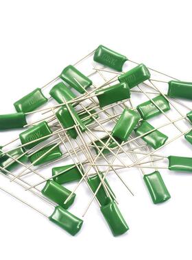 2WMLA33J涤纶电容330NF0.33UF/1010V插CL1直绿4色薄膜电容