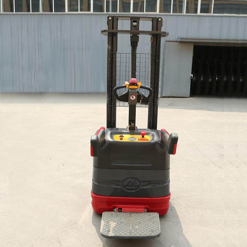 全电动高立式堆高车叉车小498型2电动堆车站升高车全自简易吨一吨