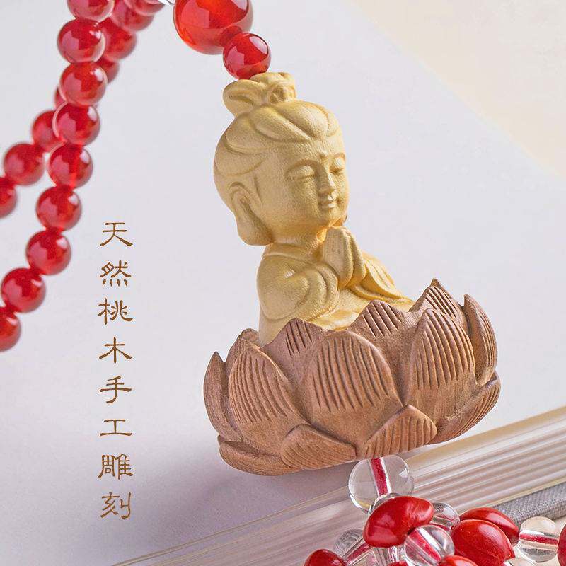 莲莲相思汽车挂件红豆车载好物莲佑平安款汽车挂件挂饰车饰挂坠