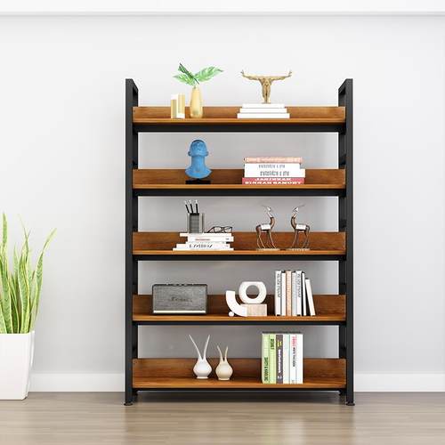 I1书多架落地储物架家用纳置物架铁艺架现代约简简易层收书柜书架