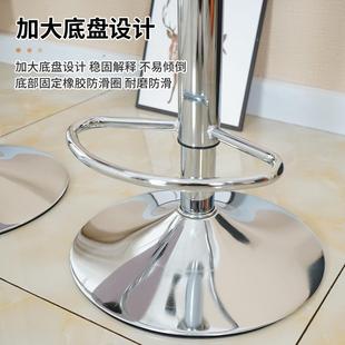 亚马逊现代简约酒吧椅可降圆椅子高前脚升凳台美妆店MUU吧凳子凳