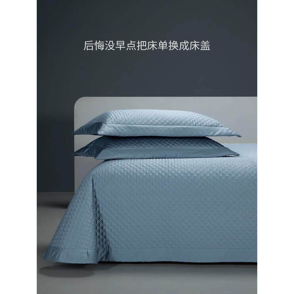 高端140s马棉床盖三件套防尘匹缝床罩全棉夹纯棉棉绗YLS-2023被防