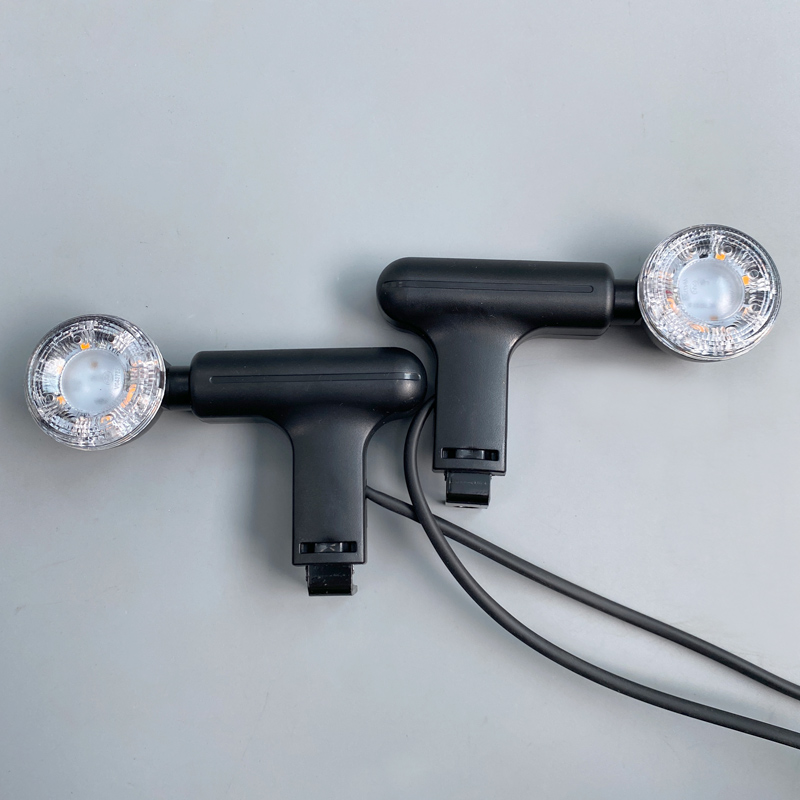 电动车转向灯48-60pV电动三轮车LED转向灯支架转向灯加装改装高亮