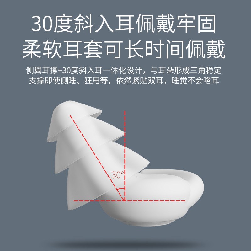 专业耳塞防噪声睡眠隔音睡x觉降噪音宿舍防吵耳朵静音链衡链衡