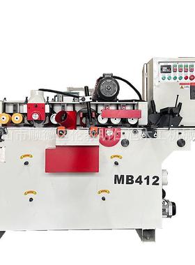 MB412木材四轴四面木工刨木线地板条门窗框刨床全自动送料刨铣床