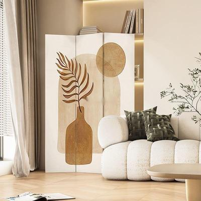 现代简约折叠屏风隔断客厅进遮挡沙床装饰移动卧门折KH15室办公室