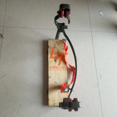 高轮空单轮电力吊椅单轮轮空吊704椅高空滑轮单滑椅胶轮高双滑轮