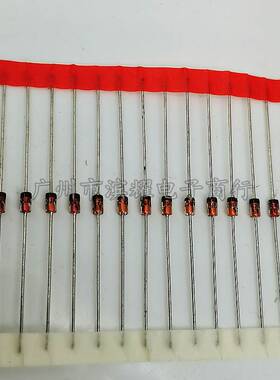 （2500只）1W编带稳压管二极管1N4730A 3V9 3.9V玻璃直插DO-41