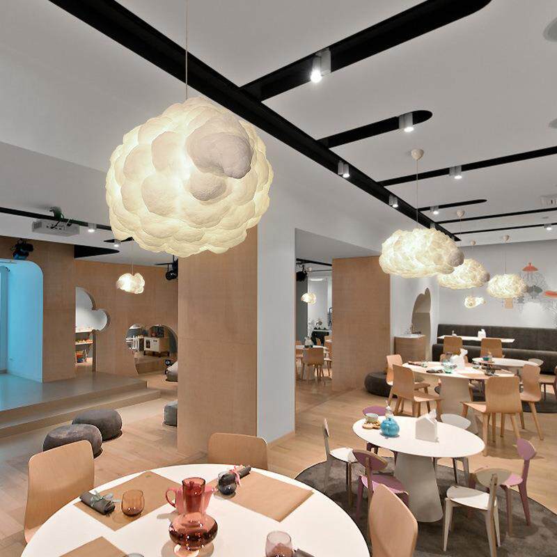 计师创意厅客云朵灯设吊灯现代650简约服装装饰餐厅儿童房卧室店