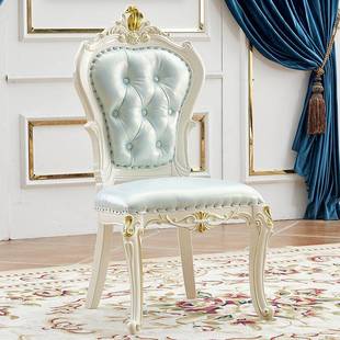 实约木椅子现代简软包书桌XT 05X公主椅酒用店用椅家电脑餐厅欧椅