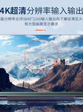 HDMI拼接4屏处理器开K窗漫游4K2/4进55出缝视频电视无VM矩阵切换