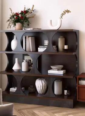 客厅复古简约收纳法式书中客厅柜展示置物UKF柜书架体一多层