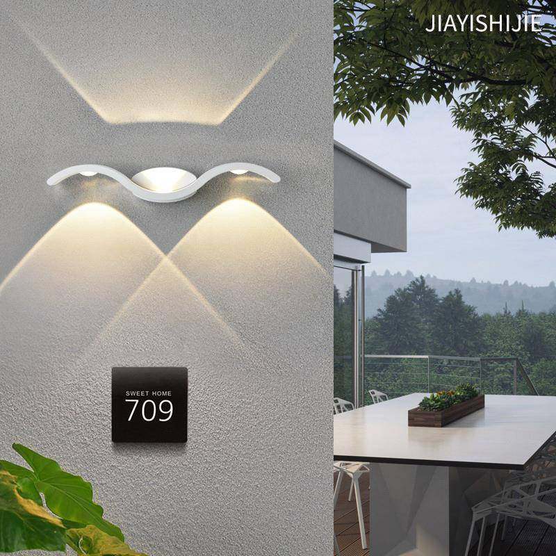外过壁灯防水洗墙灯意入户门口创户外墙灯走廊道门厅庭院阳481台