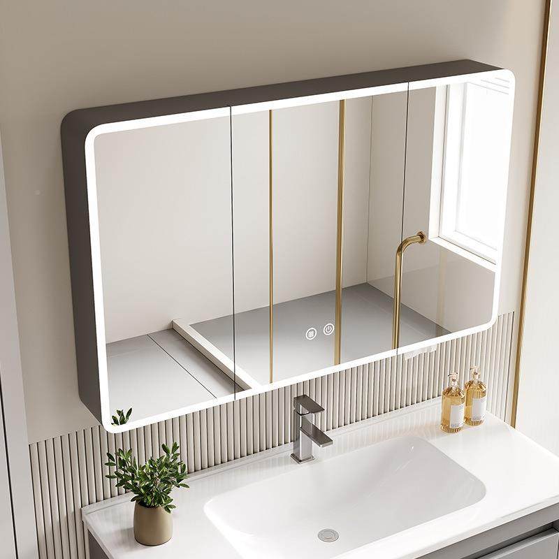 包安圆装太空铝挂墙式浴115室弧镜间柜卫生带梳妆美妆收纳架储物,家装主材,浴室柜,淘宝优惠券,粉丝福利购,淘宝优惠卷