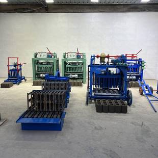 大中小型泥制砖机空心透水水砖砌块BAY成砖型砖机混凝土制砖设厂