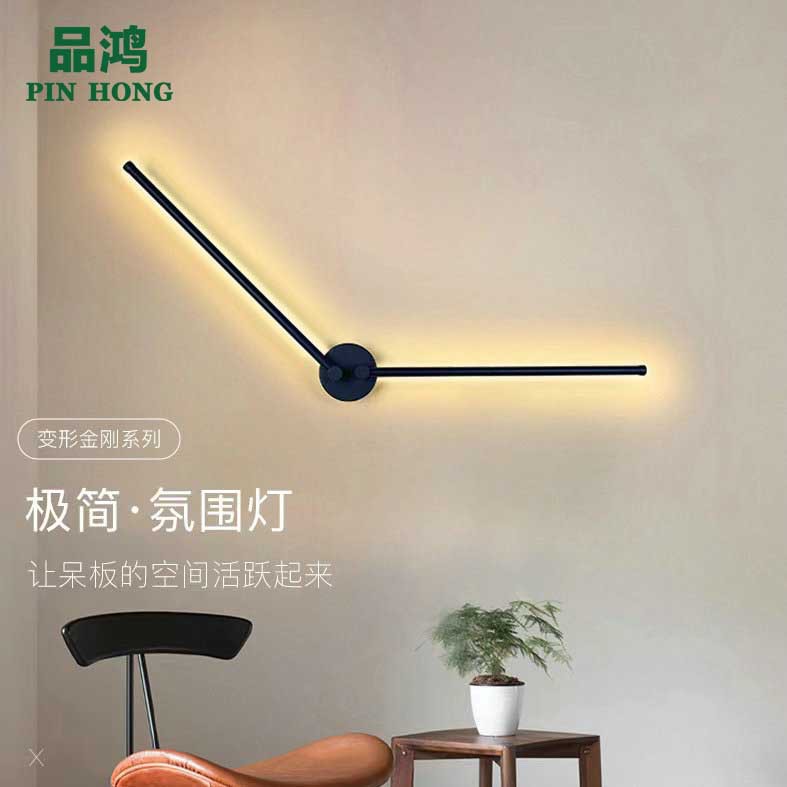 新款可调节角度壁灯客厅卧室LED壁灯家用客厅现代简约可旋转壁灯