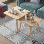 茶几现代木简约意边几边客厅家用GWR迷你创茶桌实腿经济型沙发矮桌子