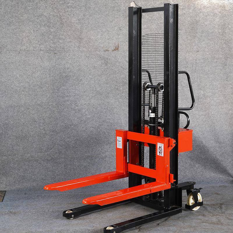 加厚款电两用堆高车工卸厂仓库搬动叉车765货货1吨装1.5手吨升降