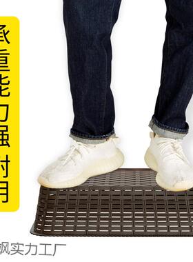 超市家大用仿藤塑编收纳筐蔬菜水果料长方形摆80050摊容量筐收纳