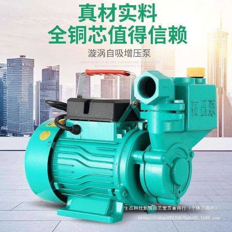 家吸用全自动自泵增压泵水井MDM用2抽水泵循环泵管道吸加压泵20V