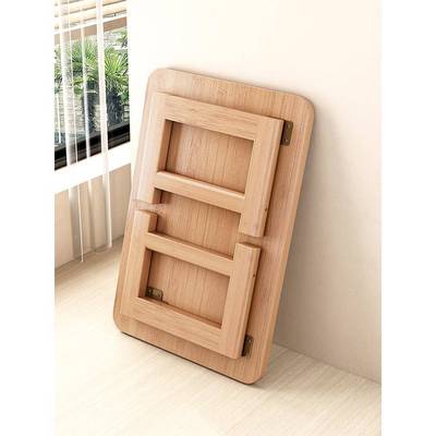 W床9YX折叠桌楠竹炕桌用实木家榻榻米小茶几飘窗桌学上习书607080