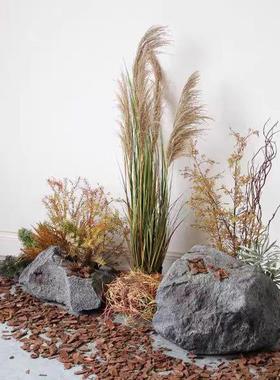 PU石头青台龙庭麦太保石泡沫石头院造景石园林橱窗舞景观道具布置