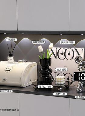 轻奢创意玄关桌工面摆件客厅可爱BOSJ-27钥收纳匙入户饰家居装品