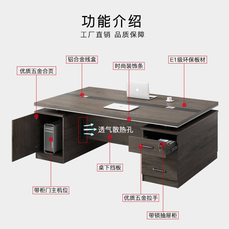 双人员工桌椅组合面对面老板职员办公室桌财务桌办公双面办公桌