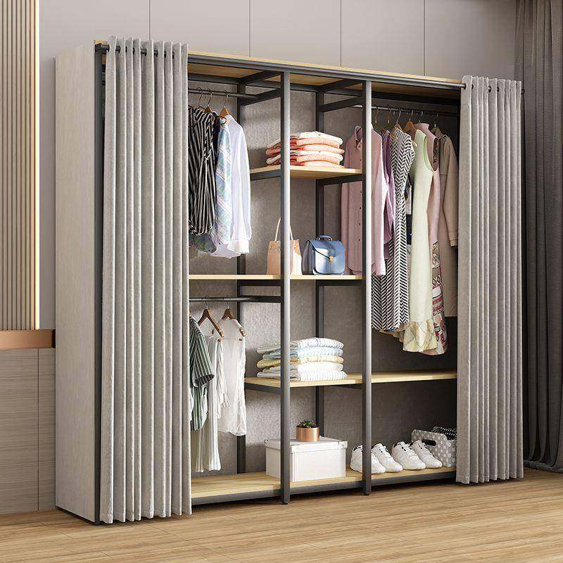 f卧t简约衣柜布家用室落地易GB-0003衣帽架出简租房结实耐用钢架收纳柜衣,影音电器,DIY配件,淘宝优惠券,粉丝福利购,淘宝优惠卷