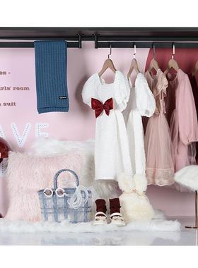 样板间儿童房摆梳件柜现代简约女tb-65951孩软装饰品公主裙妆台托