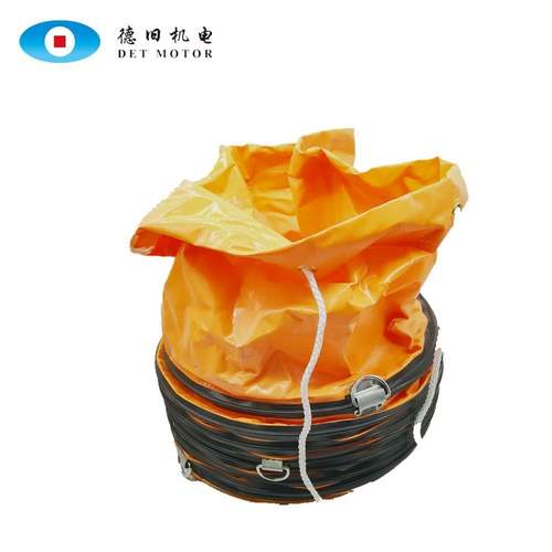 工厂 SHT-70cm帆布保温软管铝箔伸缩夹筋 PVC管钢丝28寸通风管