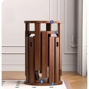 胶木实木643式 多功能叠叠乐圆凳可叠放新中室客厅卧餐凳组合免橡