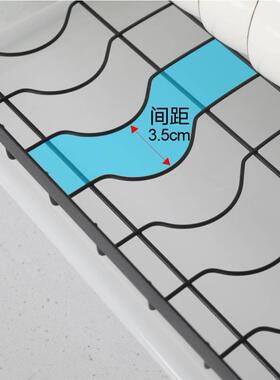 新调品地跨境台面厨房料沥水架多55474功碗碟收纳盘子落水槽置能