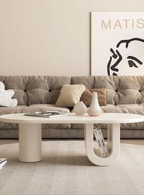 法油风U形茶几现奶代式约家用简小户71341型网红轻奢新款桌子