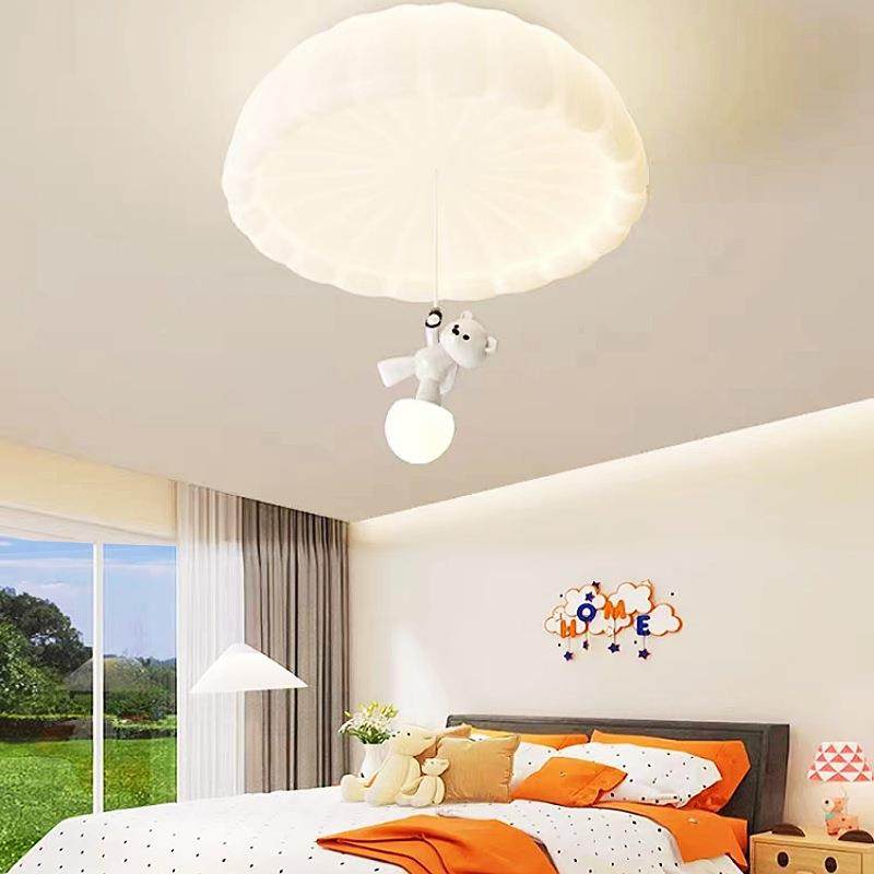 极简灯儿童房间灯降伞吸顶灯奶油风太空人全光谱101落护温馨眼卧,家装灯饰光源,客厅吸顶灯,淘宝优惠券,粉丝福利购,淘宝优惠卷